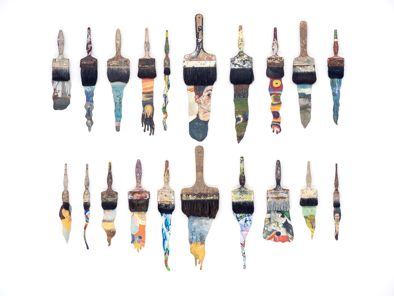 Jan Mullen RUNAWAY TALENT SERIES WALL PIECES #1 – #20